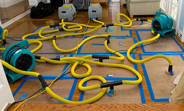 Professional Burst Pipe Water Damage technician working in Camdenton, MO